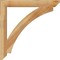 Ekena Millwork Thorton Slat Rough Sawn Bracket, Western Red Cedar, 4"W x 36"D x 36"H BKT04X36X36THR06RWR - alternate 4